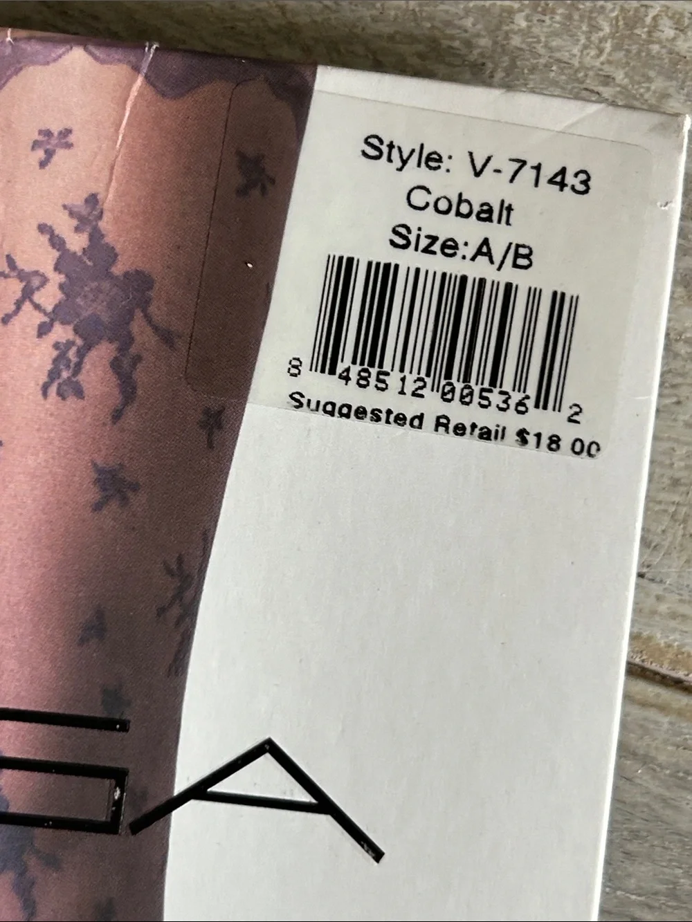 ⭐️ NWT!⭐️Via Spiga Cobalt Blue Floral Marilyn Tights. Light Control Sheers. A/B - Picture 2 of 8